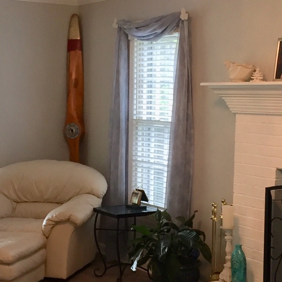 Curtain Drape “Scarves” SET of 4 @ $80 or $25 ea. - Picture 2 of 6